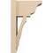 Ekena Millwork 8-in W x 12-in D x 20-in H Balboa Trad Rough Cedar Woodgrain TimberThane Outlooker, Primed Tan OUTUR080X12X20BOA04RCPR - alternate 2